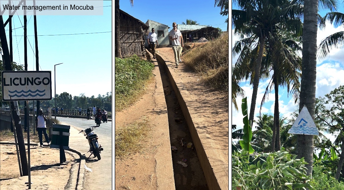 Touring water infrastructure in Mocuba